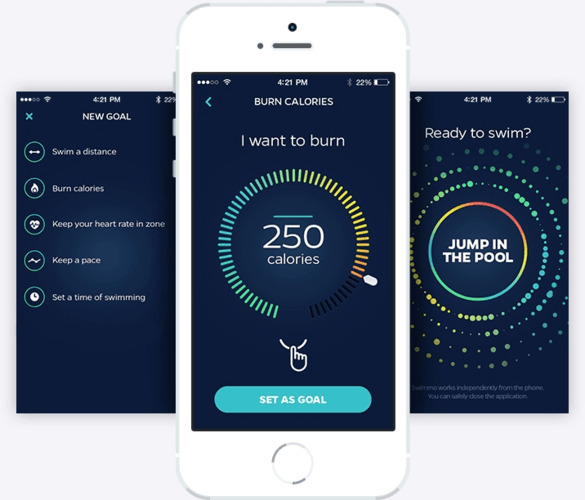 TrainingGuide™ के साथतैराकी का लक्ष्य सेट करें
